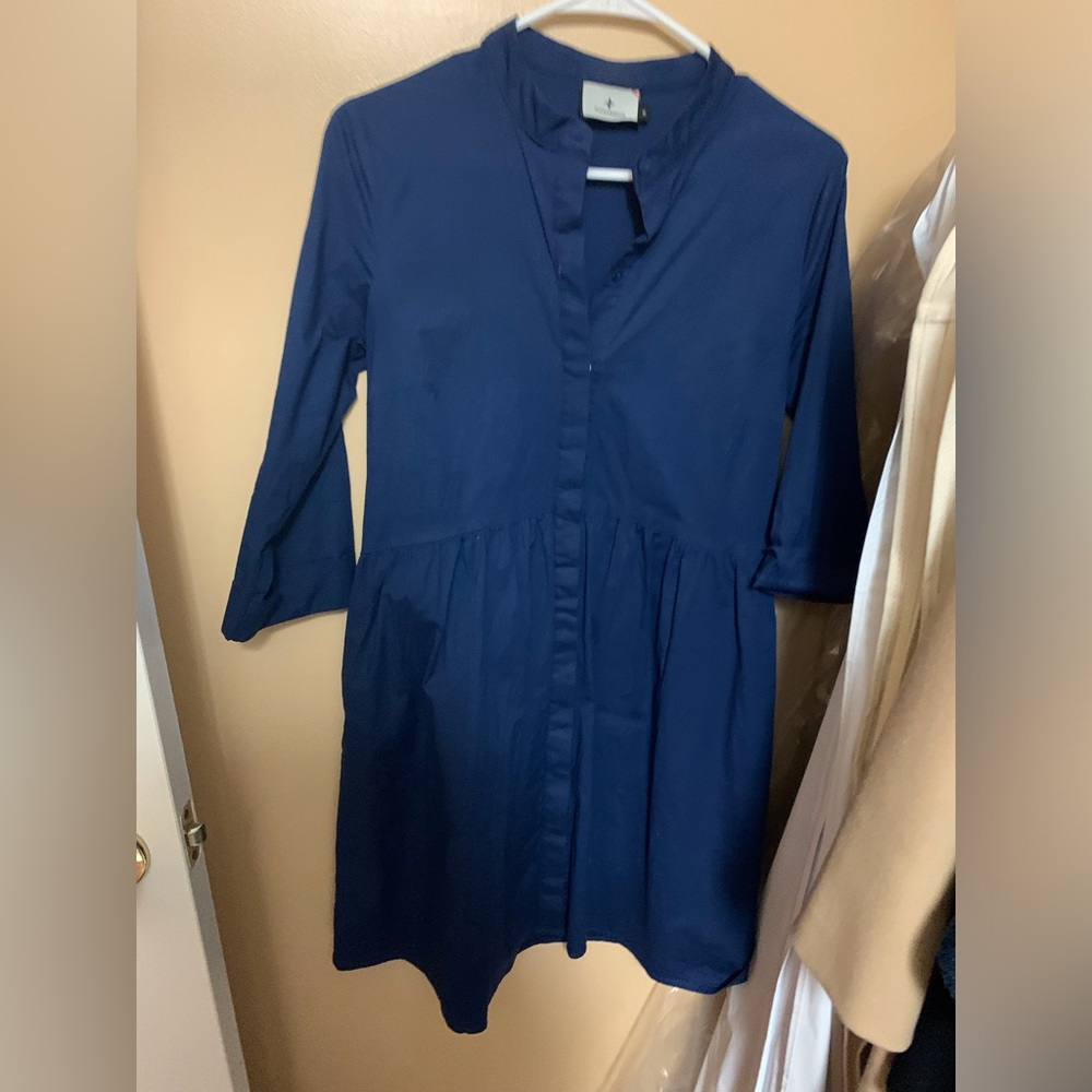 Tuckernuck Royal Shirt Dress size M